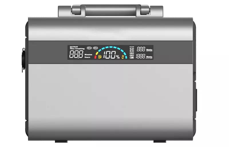 output home new energy storage power supply portable solar power generator station 1000w with panel completed set